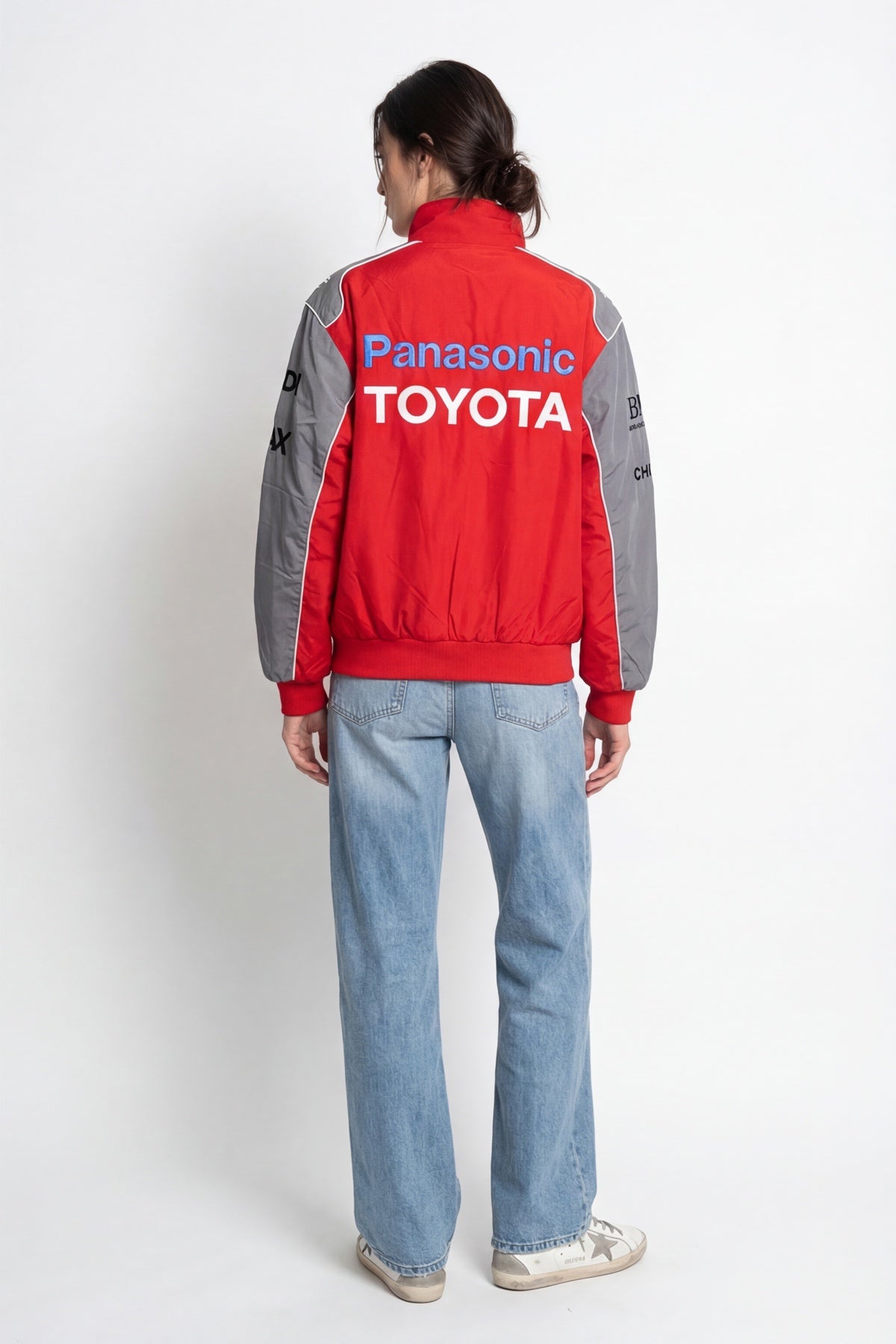 Panasonic Toyota Vintage Jacket – Red & Grey