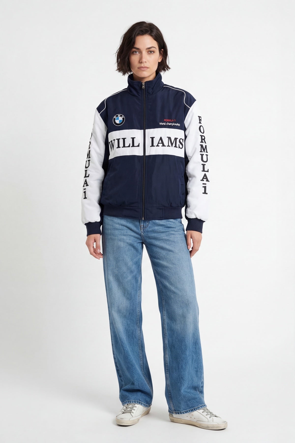 BMW Williams Vintage Jacket – Navy & White