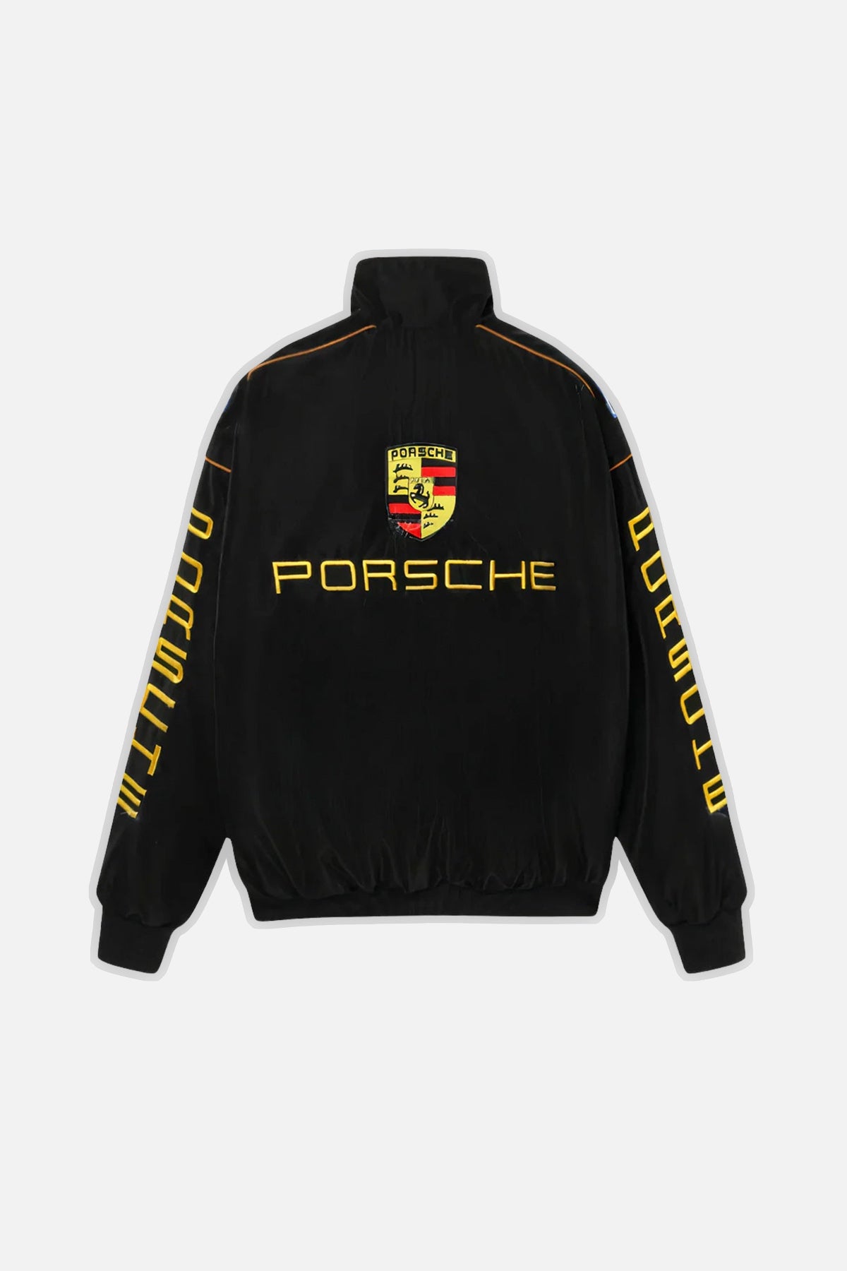 Porsche Vintage Jacket – Black & Gold