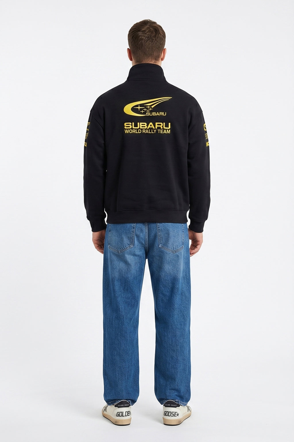 Subaru World Rally Vintage Quarter-Zip – Black