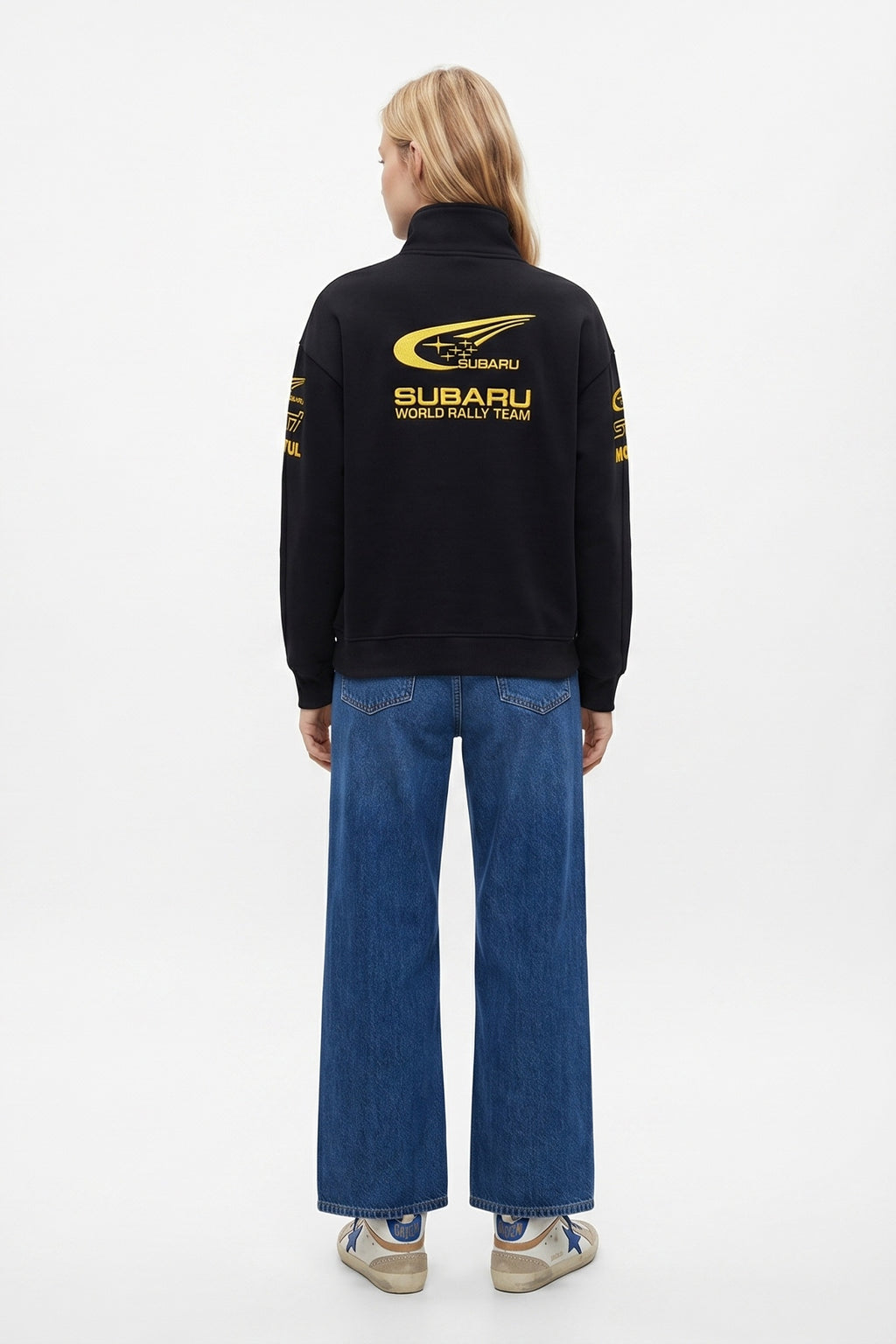 Subaru World Rally Vintage Quarter-Zip – Black