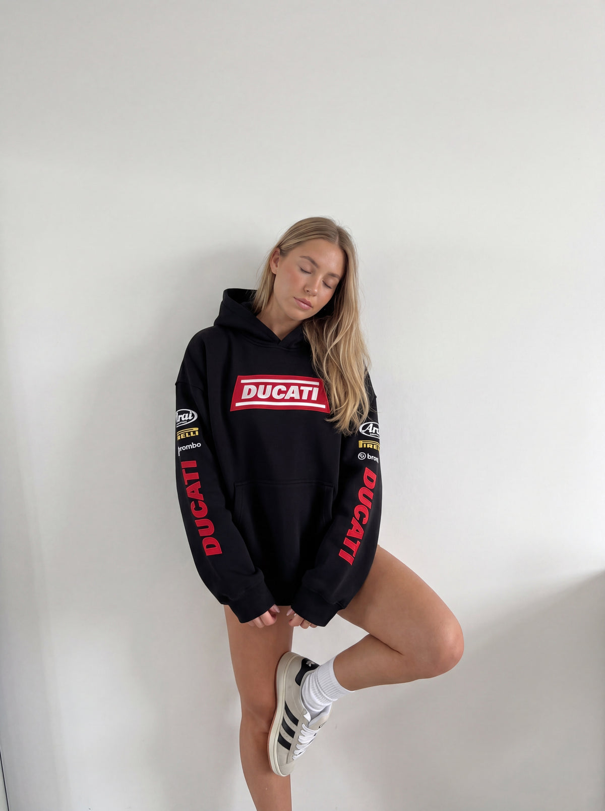 Ducati Corse Vintage Hoodie – Black