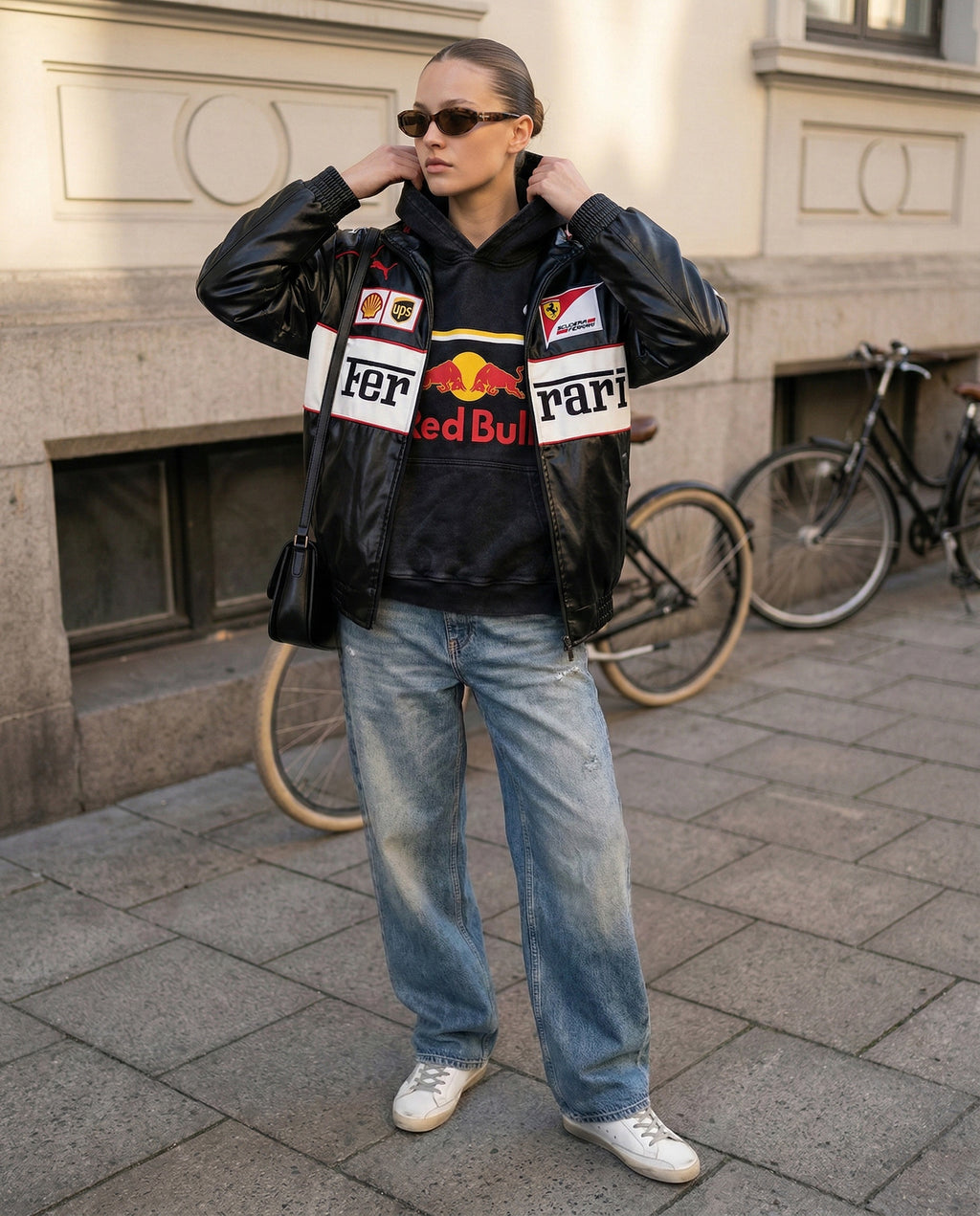 Red Bull x Alpinestars Vintage Hoodie – Black