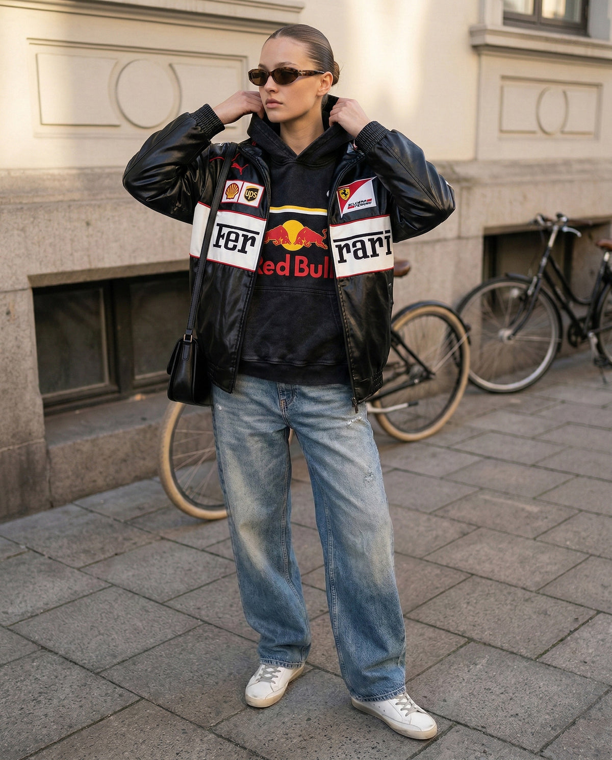Red Bull x Alpinestars Vintage Hoodie – Black