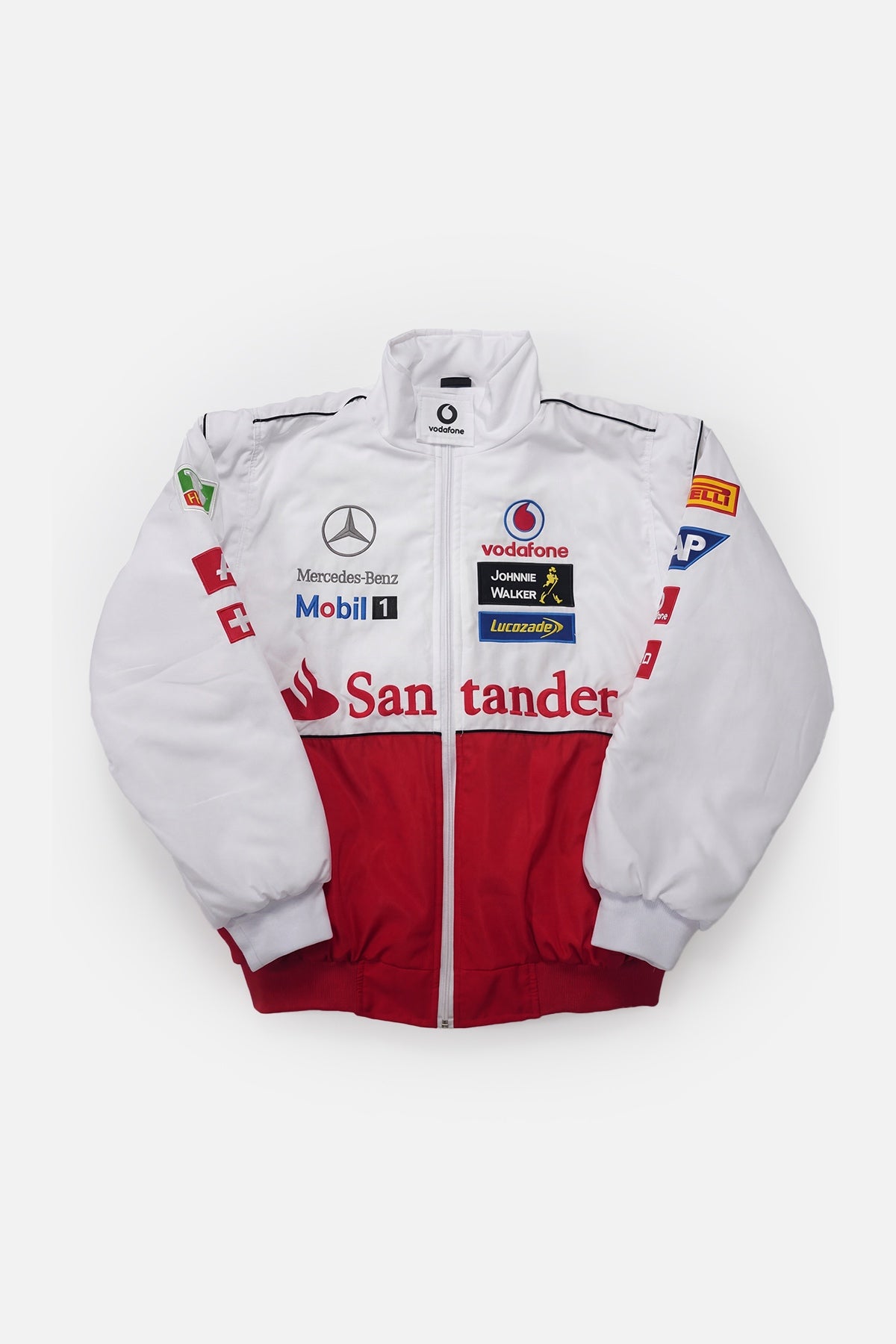 Mercedes-Benz Vintage Jacket – White & Red