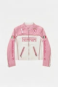 Scuderia Ferrari Vintage Jacket – Pink & White