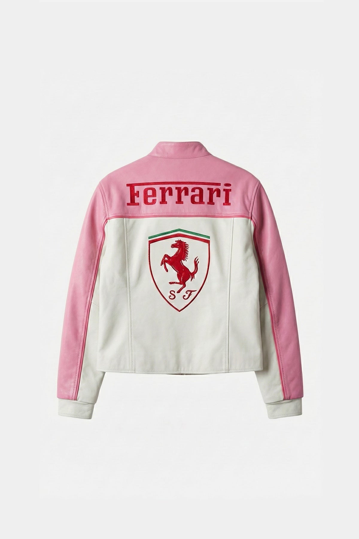 Scuderia Ferrari Vintage Jacket – Pink & White