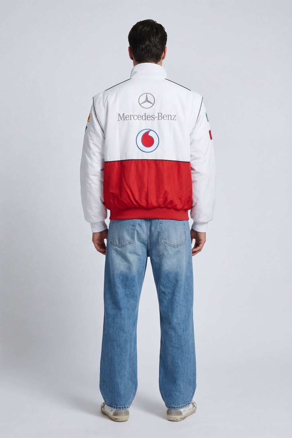 Mercedes-Benz Vintage Jacket – White & Red