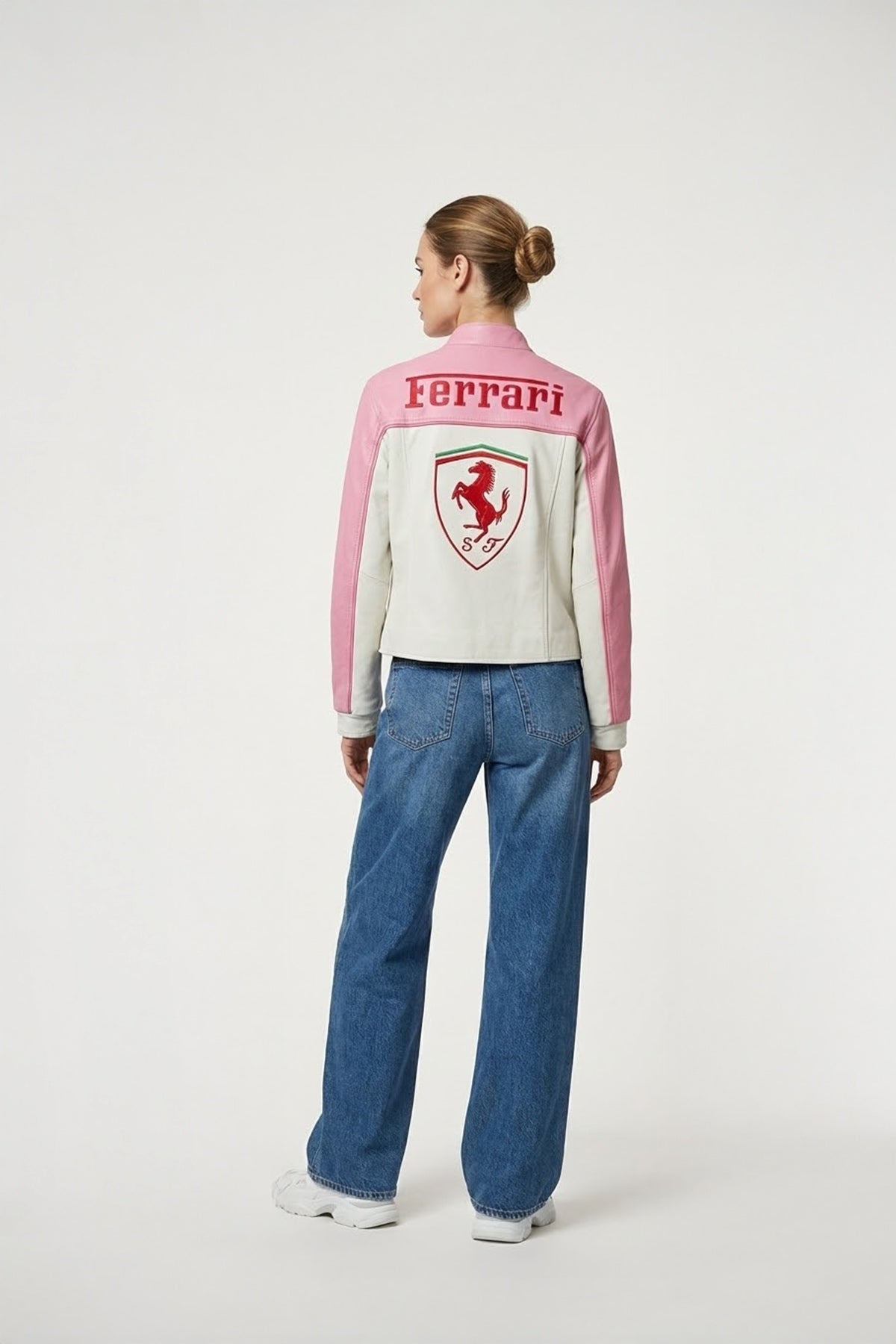Scuderia Ferrari Vintage Jacket – Pink & White