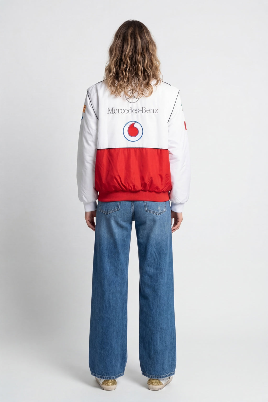 Mercedes-Benz Vintage Jacket – White & Red