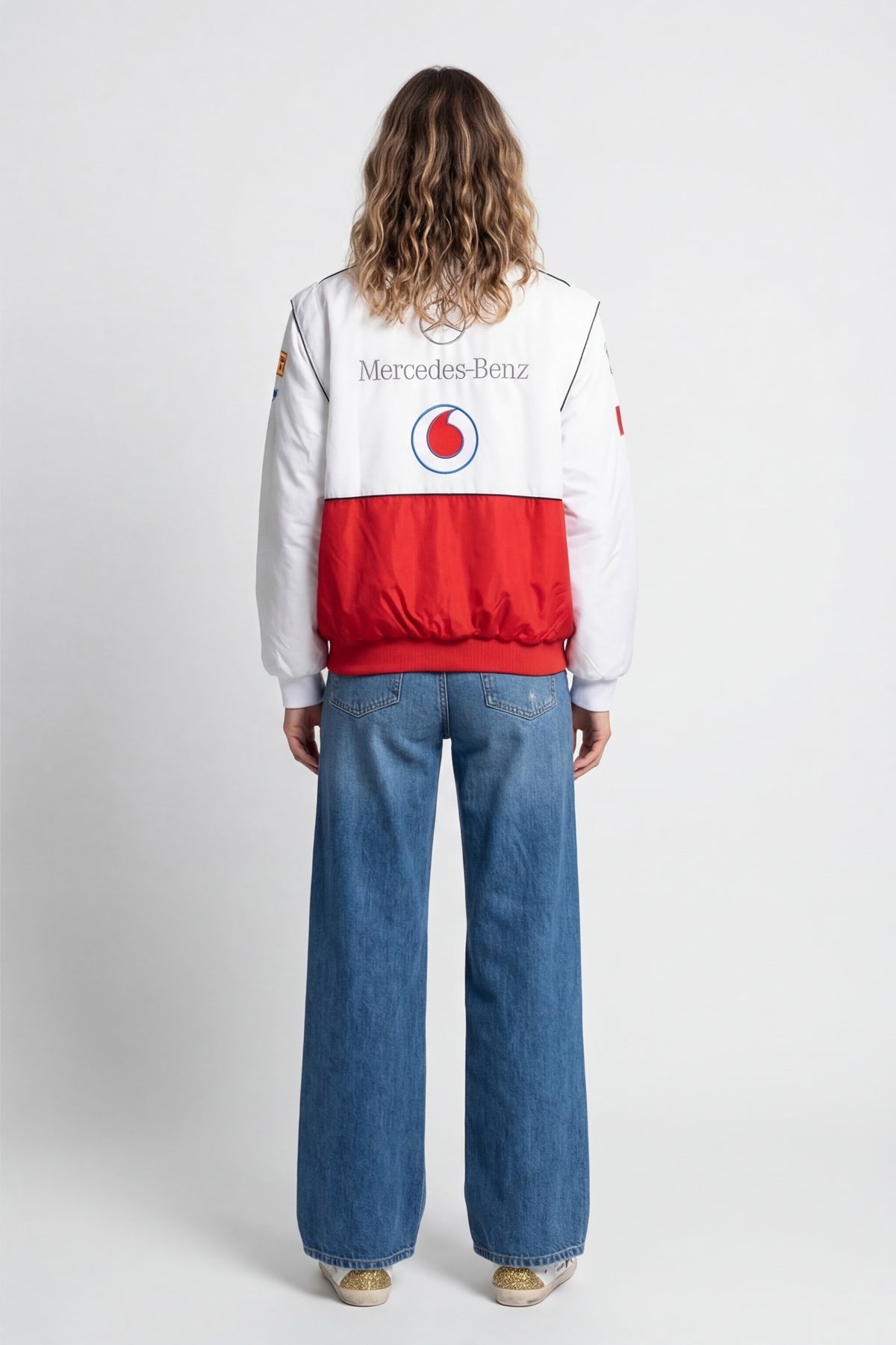 Mercedes-Benz Vintage Jacket – White & Red