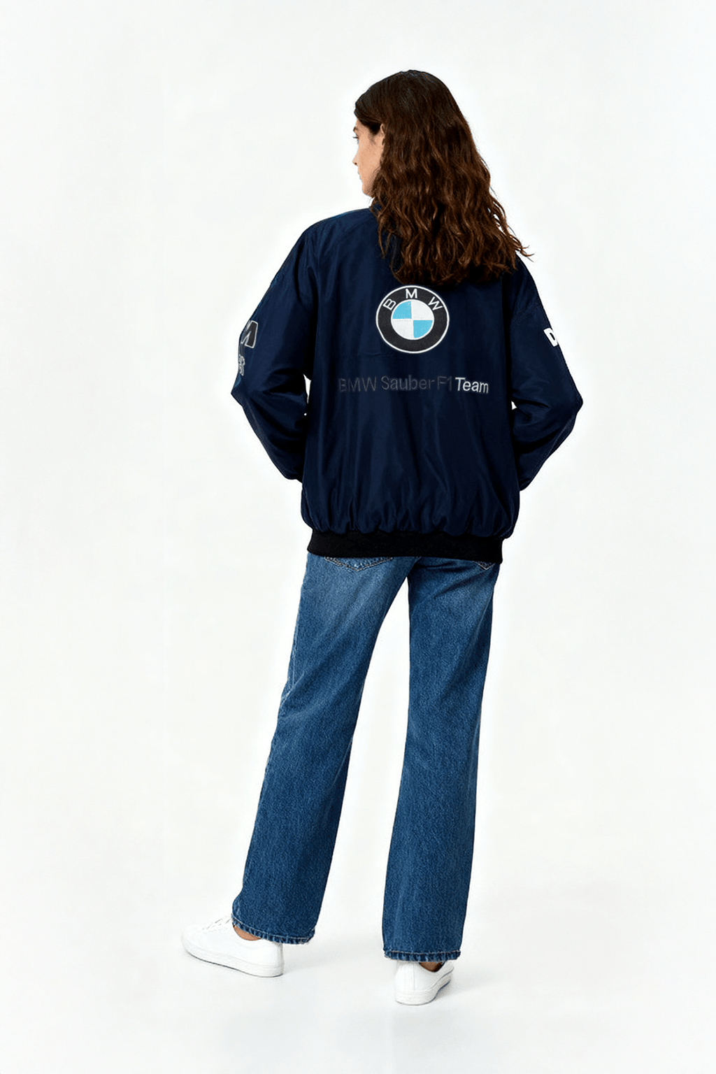 BMW Sauber Vintage Jacket – Navy & White
