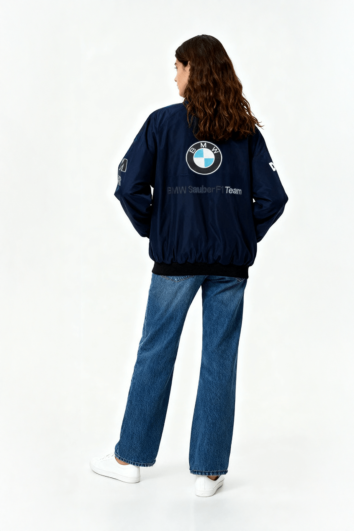 BMW Sauber Vintage Jacket – Navy & White