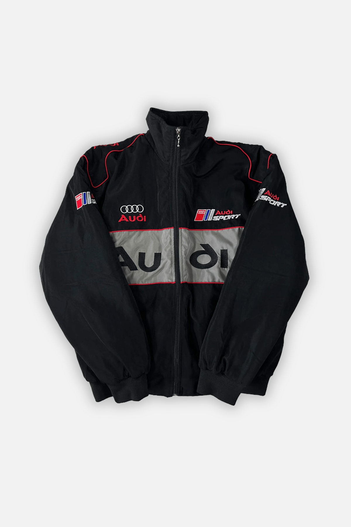 Audi Sport Vintage Jacket – Black & Grey