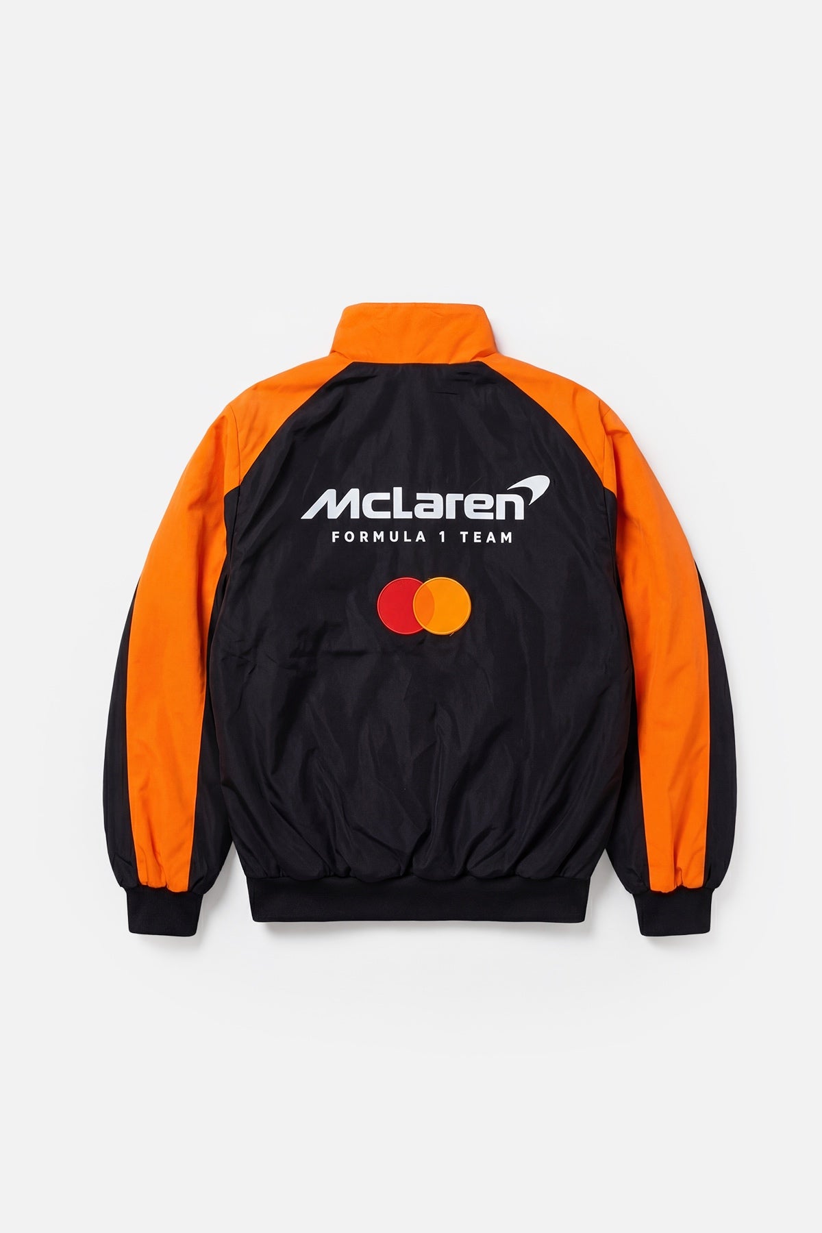 McLaren Vintage Jacket – Black & Papaya Orange