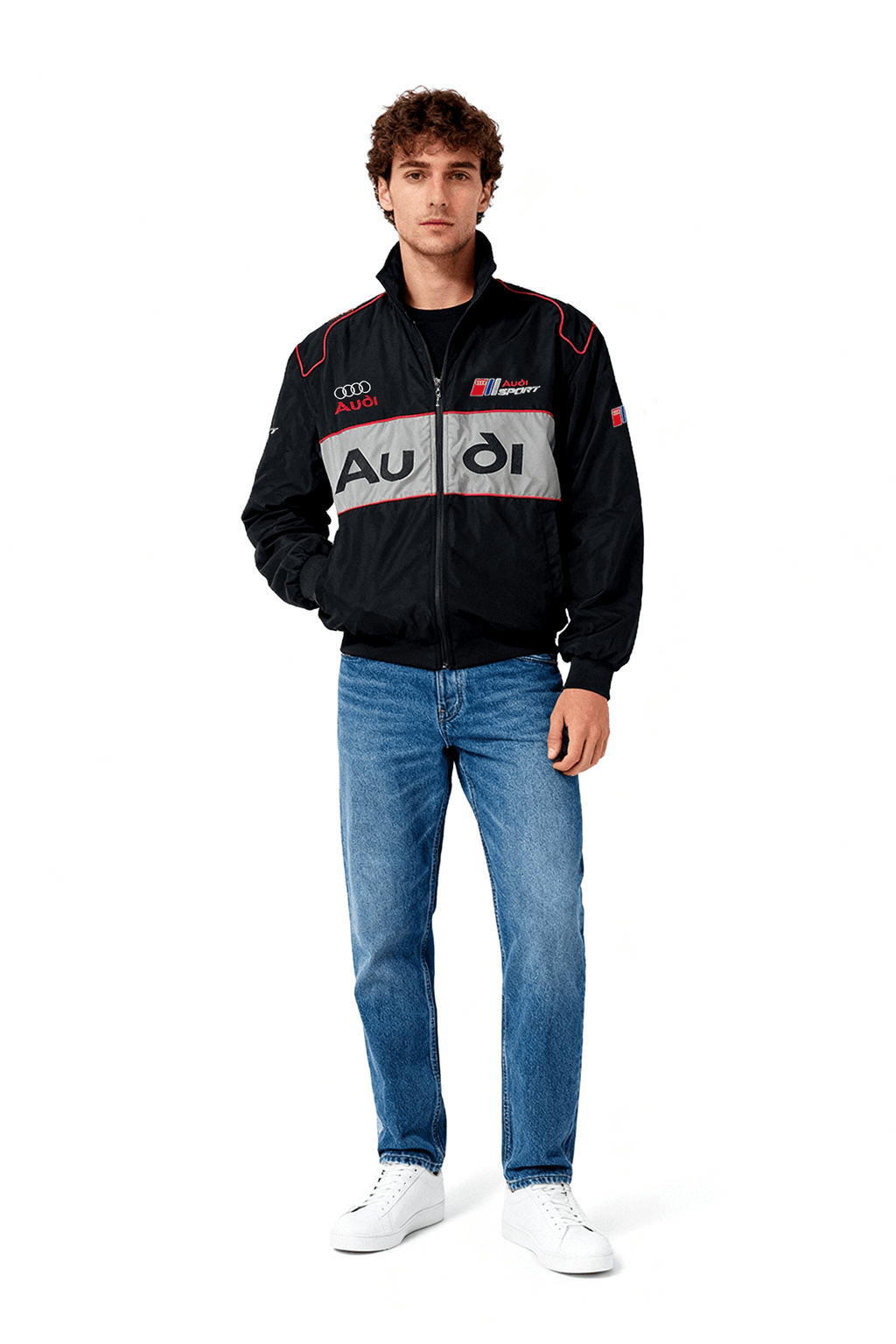 Audi Sport Vintage Jacket – Black & Grey