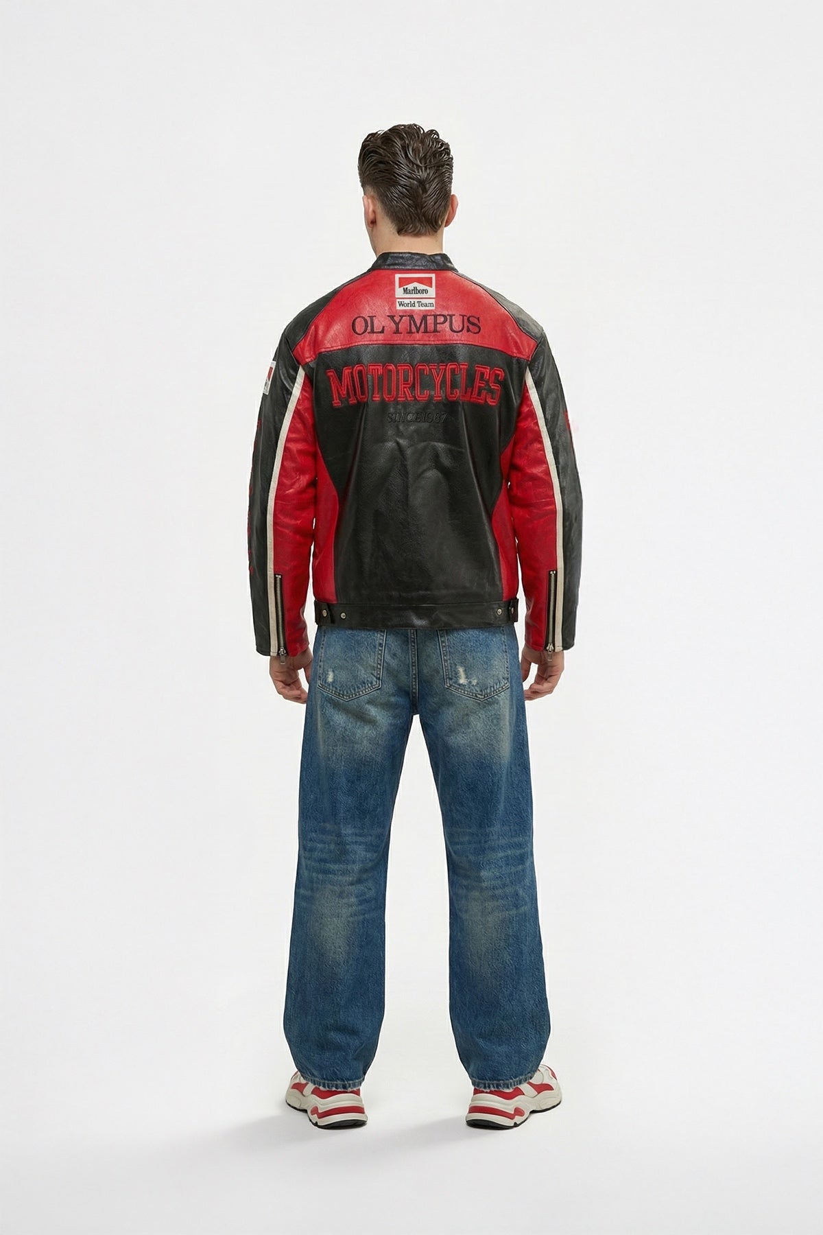Scuderia Ferrari Marlboro Vintage Jacket – Black & Red