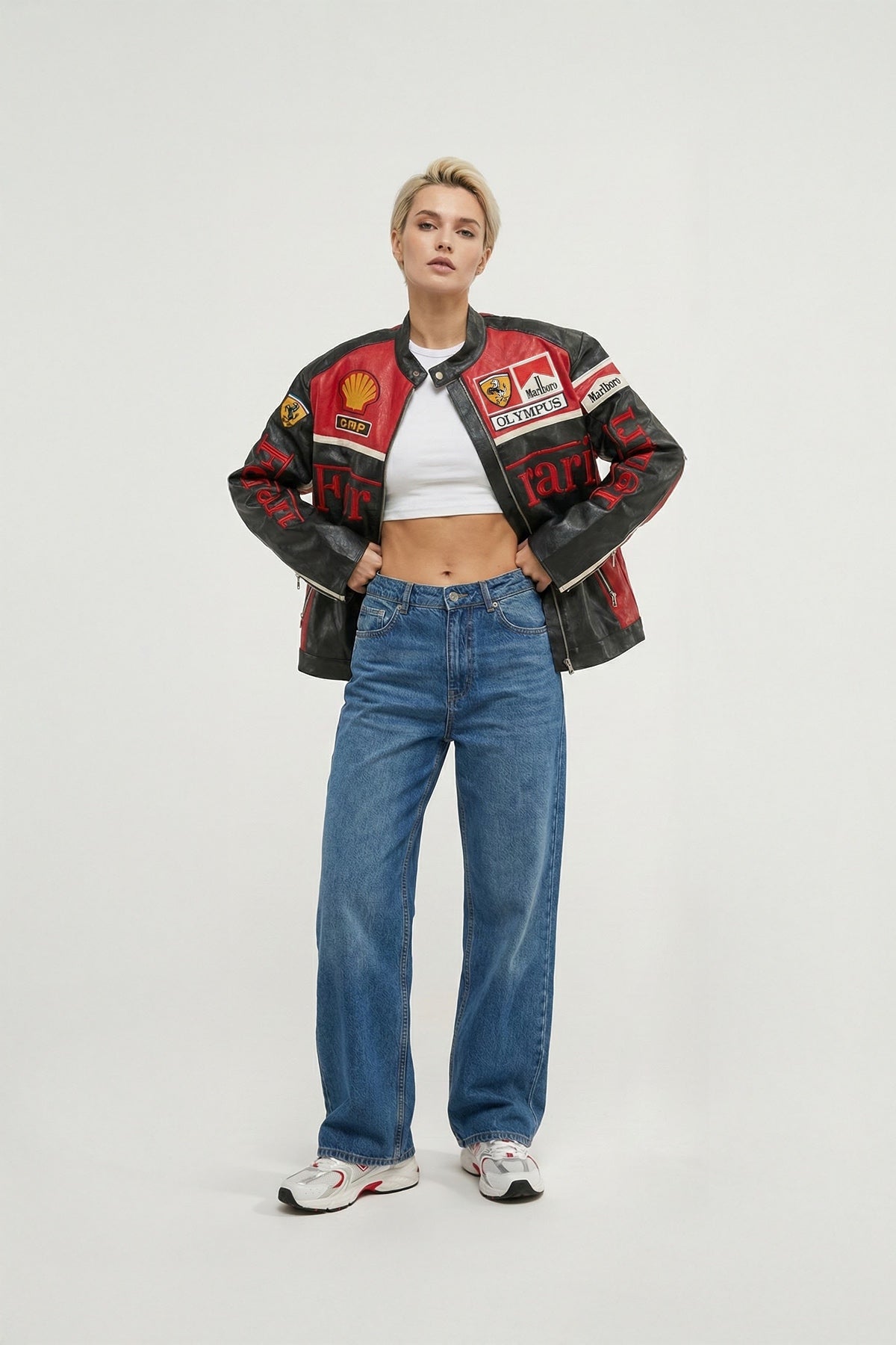 Scuderia Ferrari Marlboro Vintage Jacket – Black & Red
