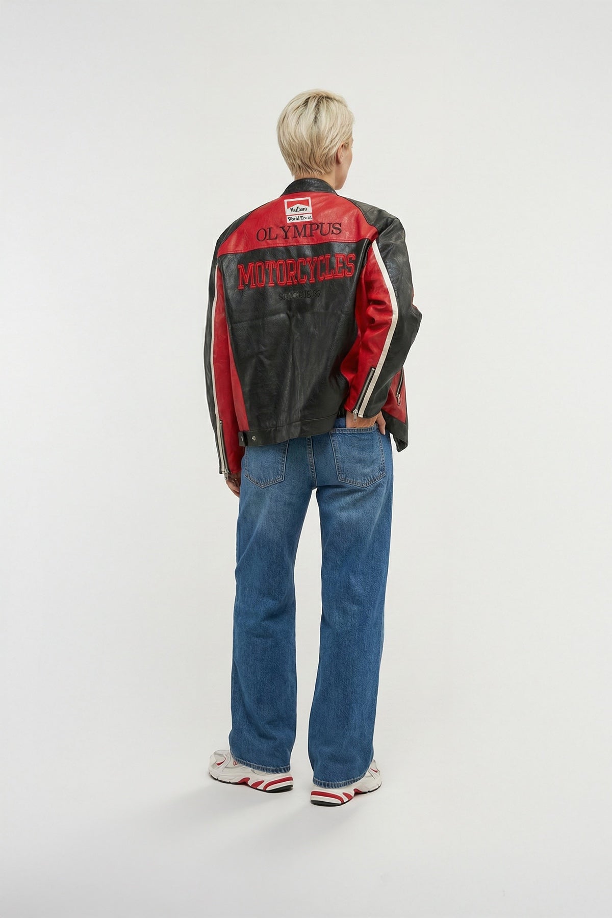 Scuderia Ferrari Marlboro Vintage Jacket – Black & Red
