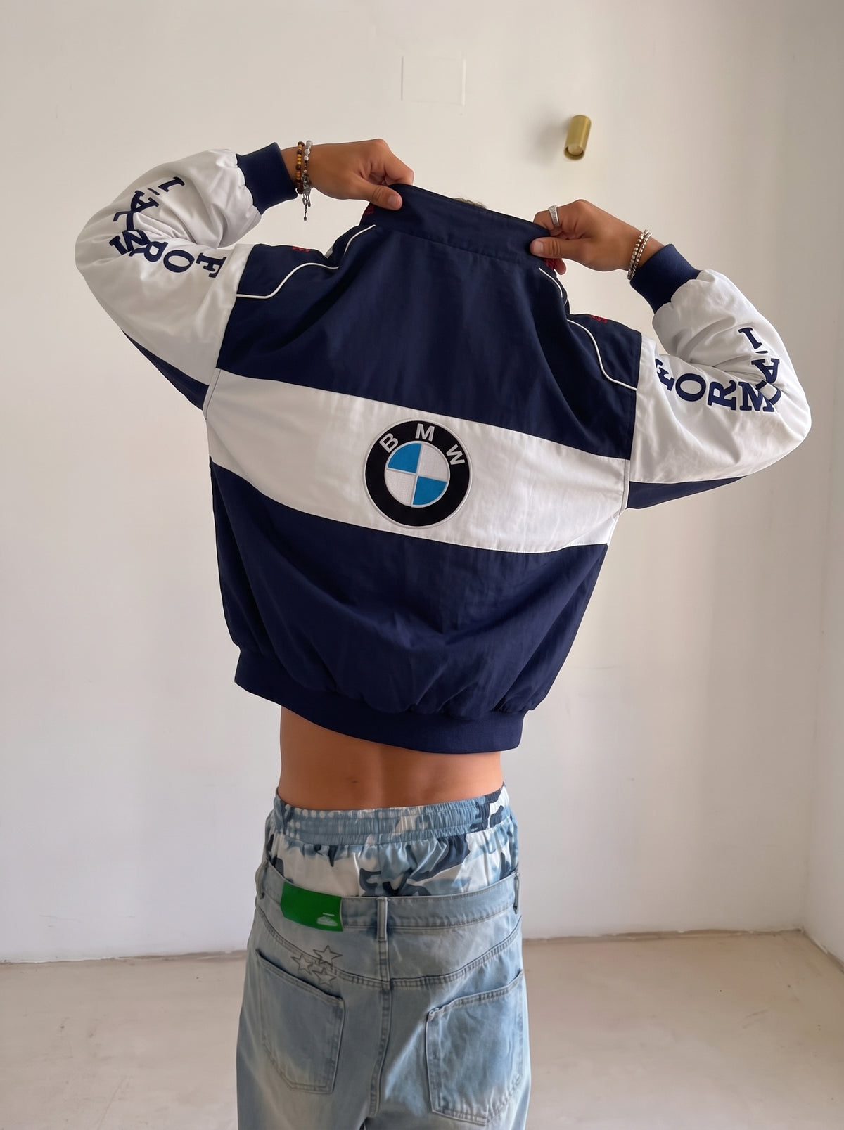 BMW Williams Vintage Jacket – Navy & White