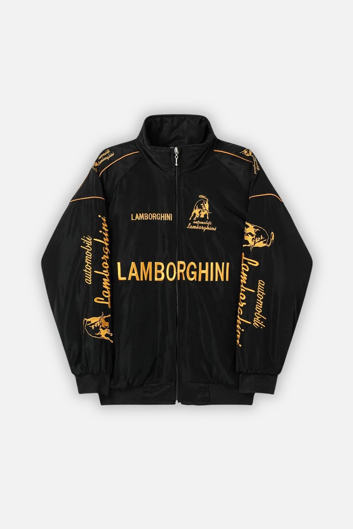 Automobili Lamborghini Vintage Jacket – Black & Gold