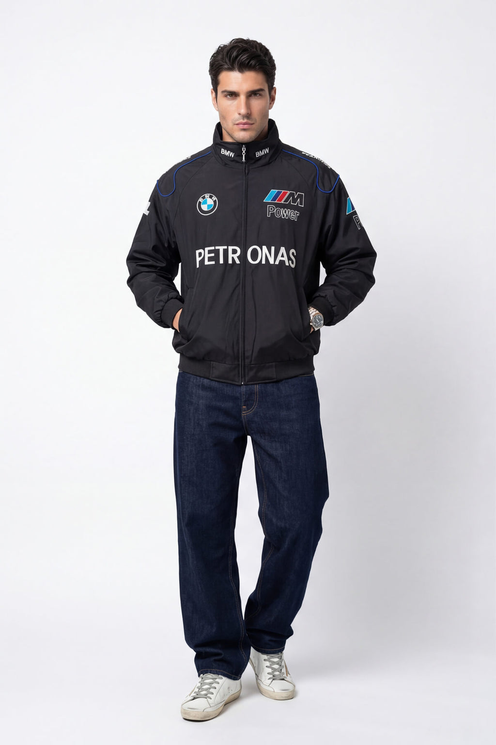 BMW Sauber Vintage Jacket – Black & Petronas