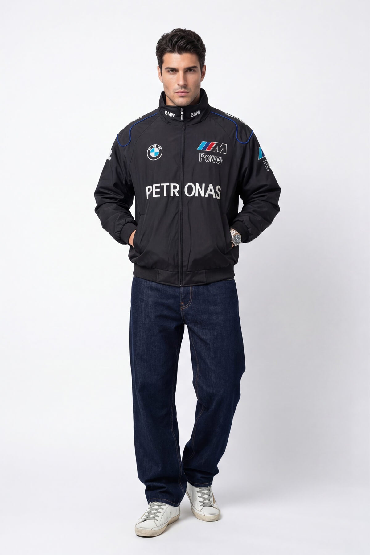 BMW Sauber Vintage Jacket – Black & Petronas