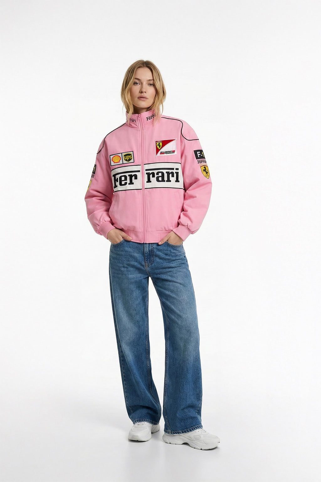 Scuderia Ferrari Vintage Jacket – Pink