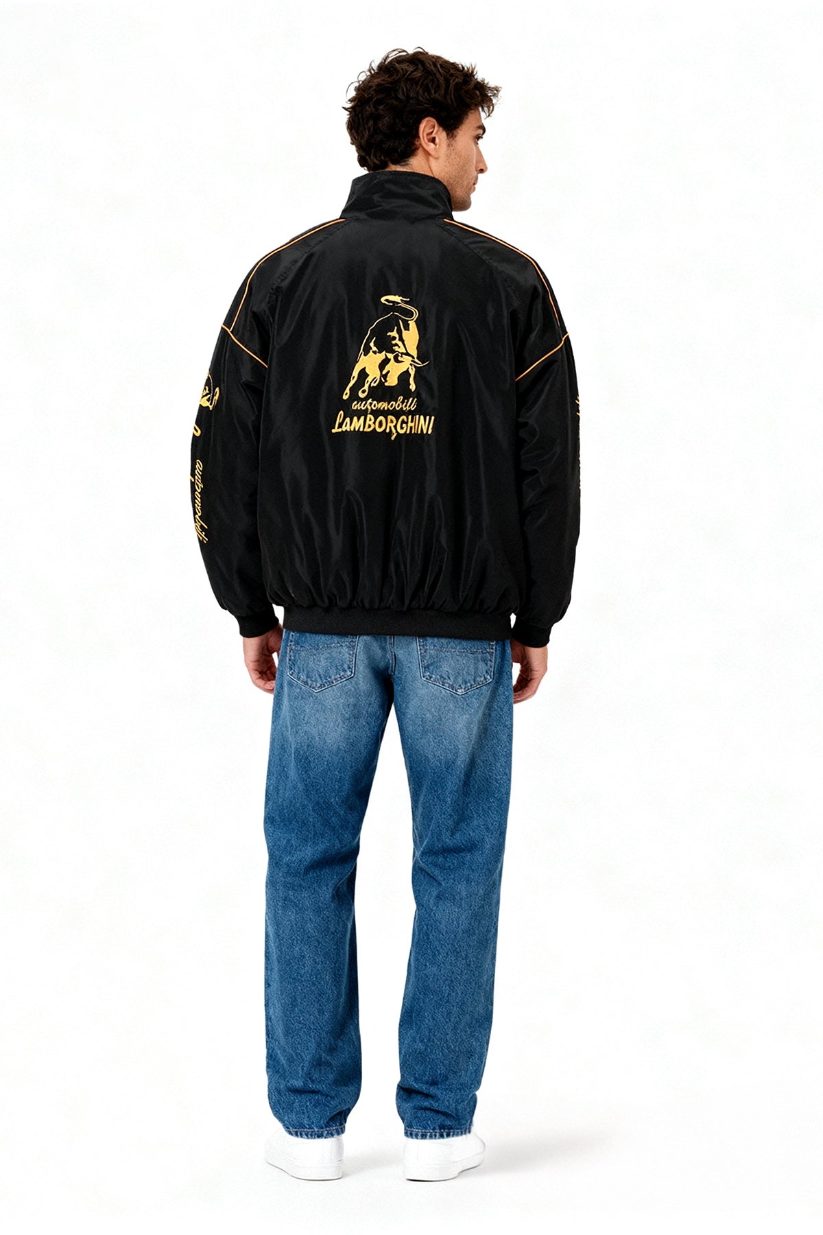 Automobili Lamborghini Vintage Jacket – Black & Gold