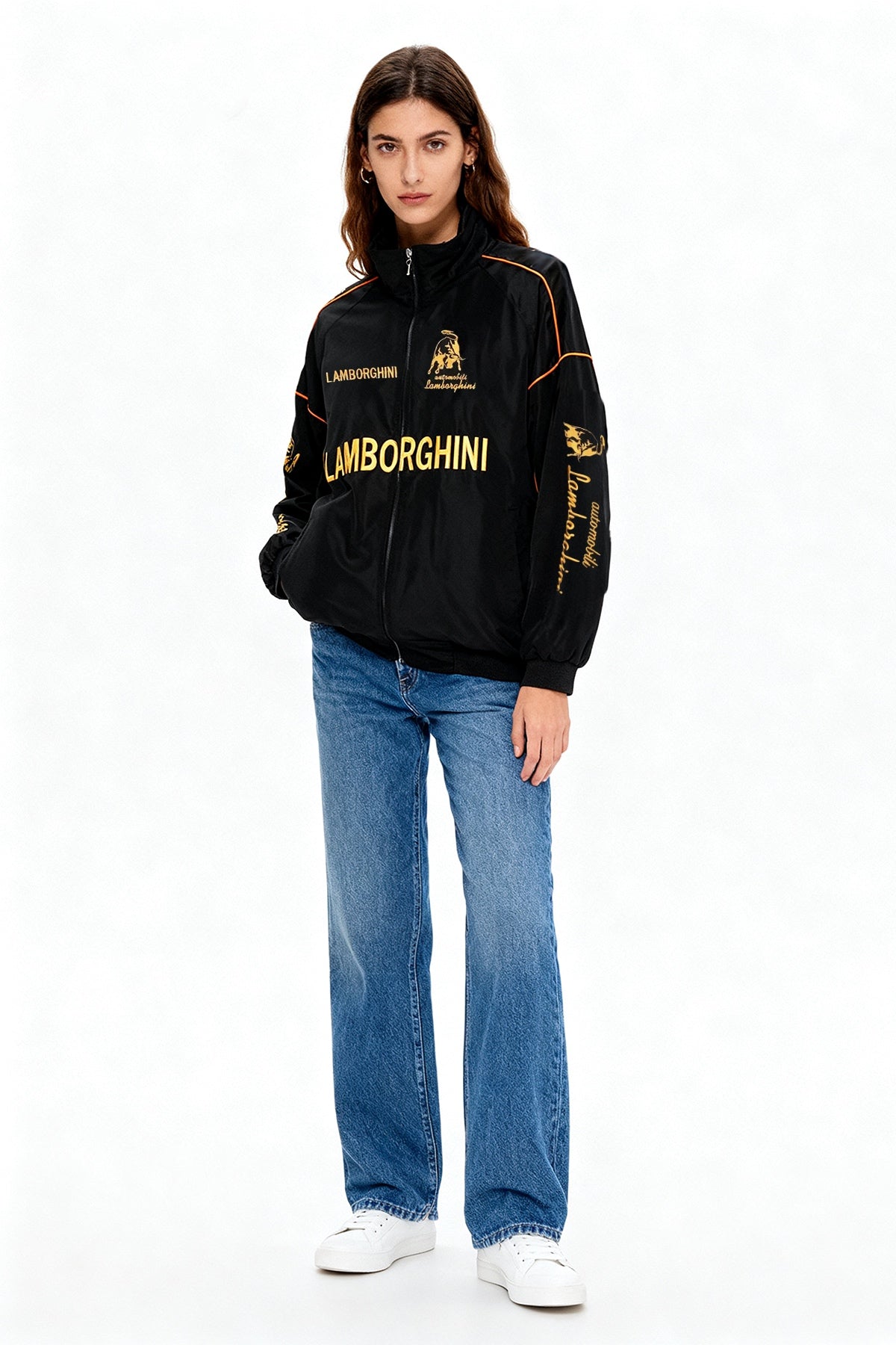 Automobili Lamborghini Vintage Jacket – Black & Gold