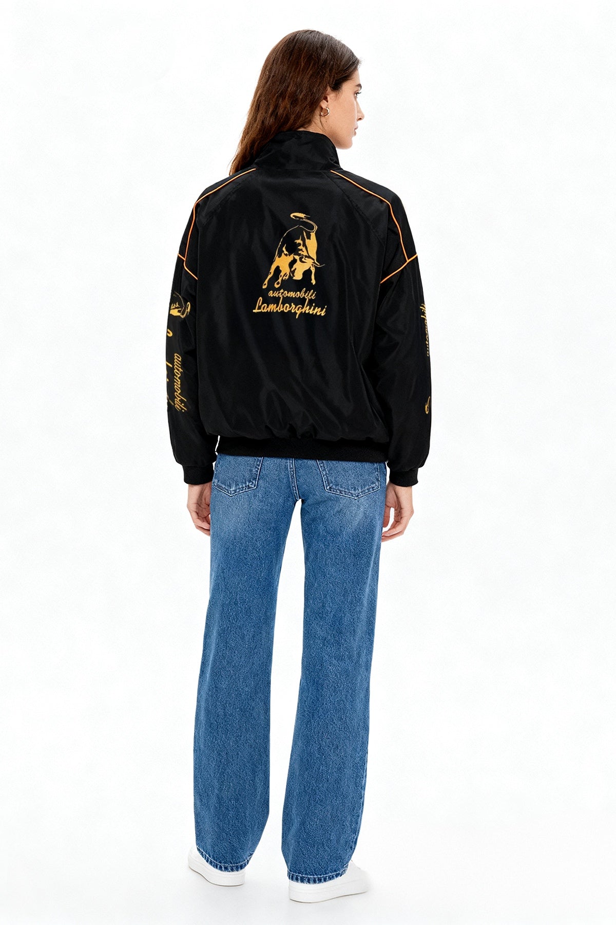 Automobili Lamborghini Vintage Jacket – Black & Gold