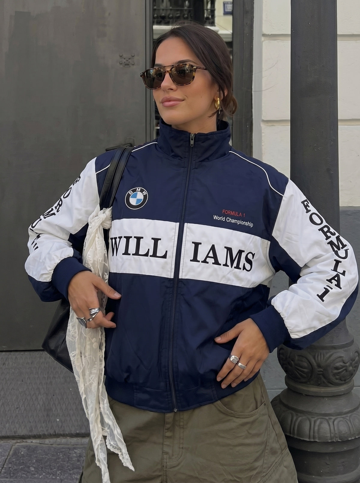 BMW Williams Vintage Jacket – Navy & White