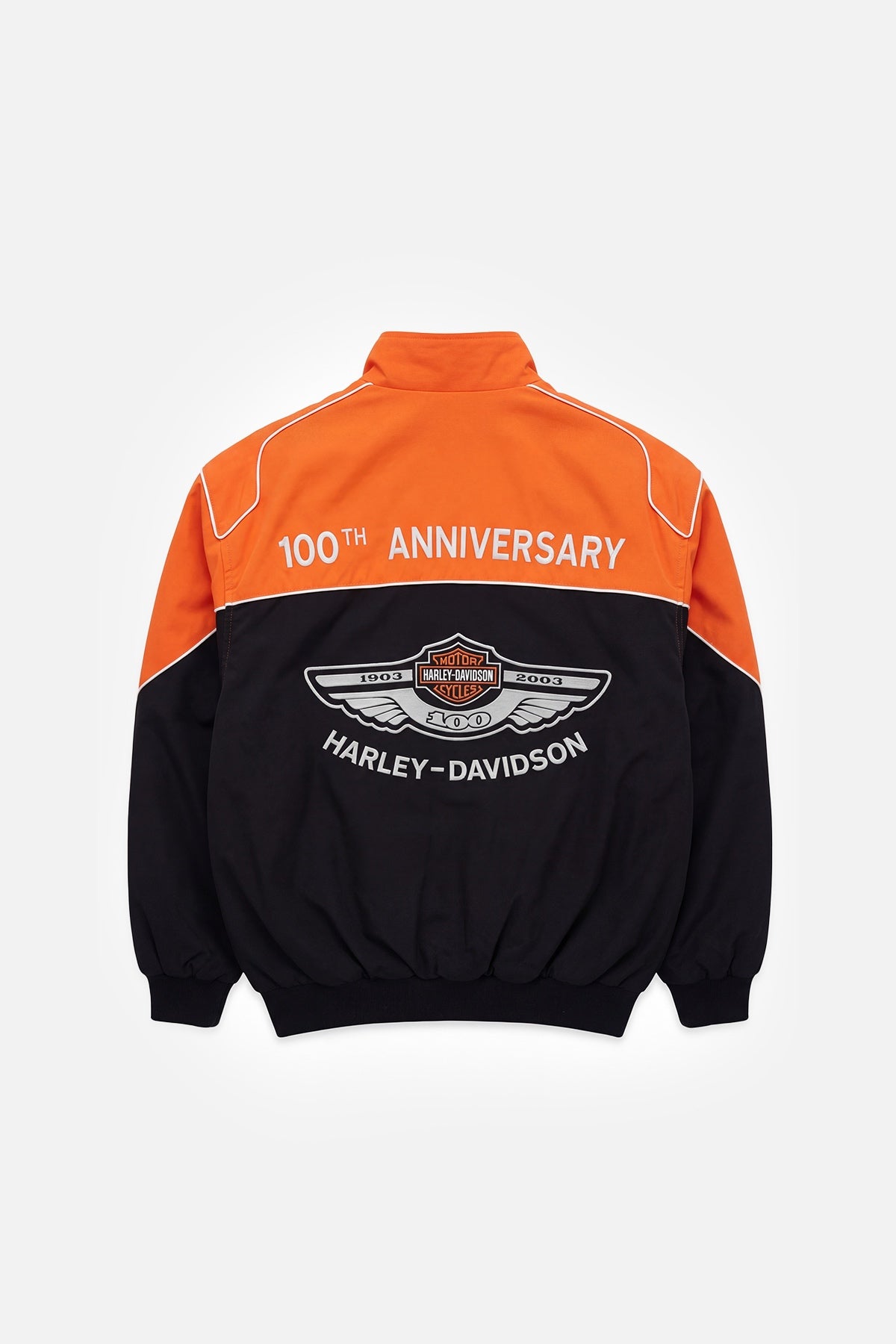 Harley-Davidson 100th Anniversary Vintage Jacket – Orange & Black