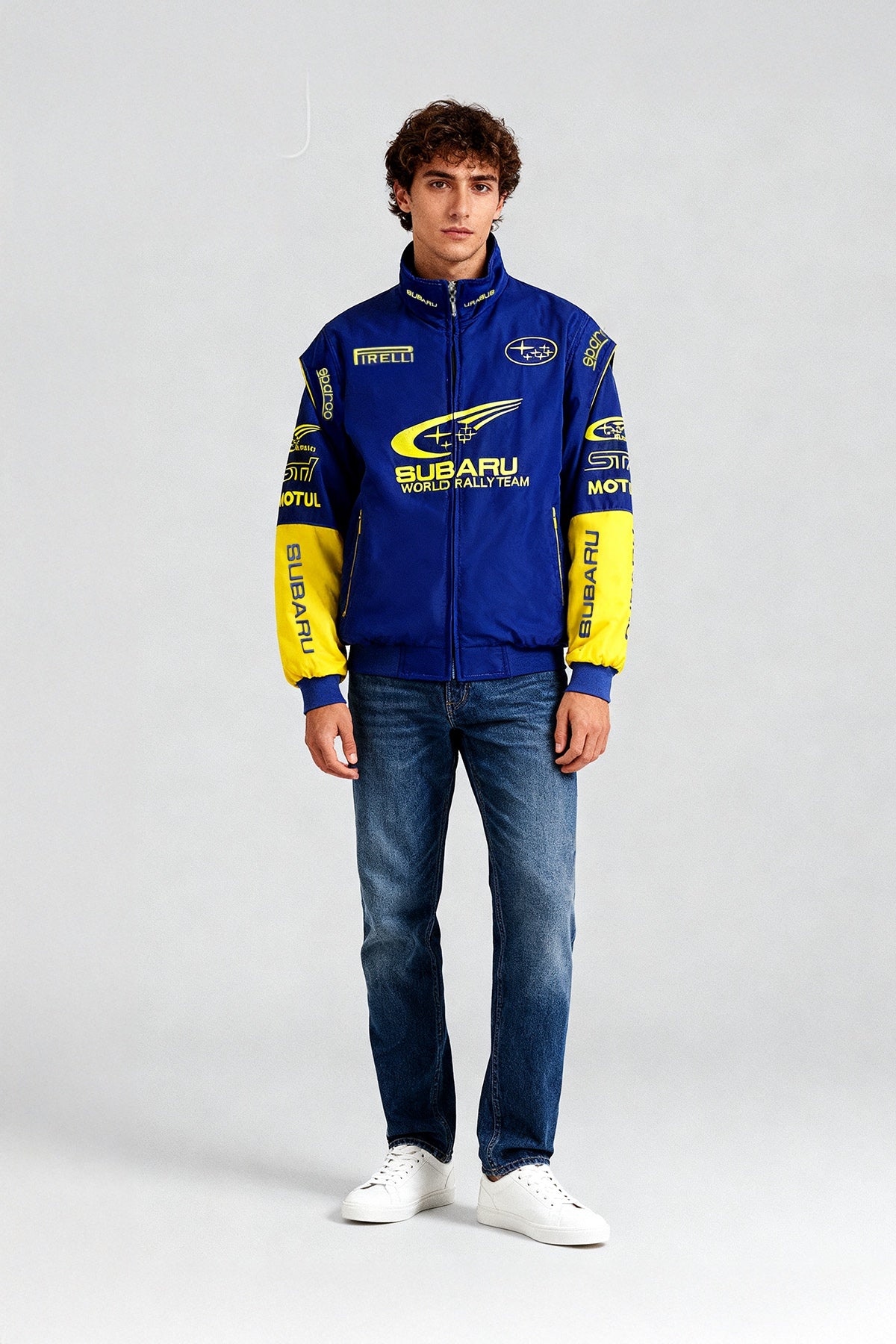 Subaru World Rally Vintage Jacket – Blue & Yellow