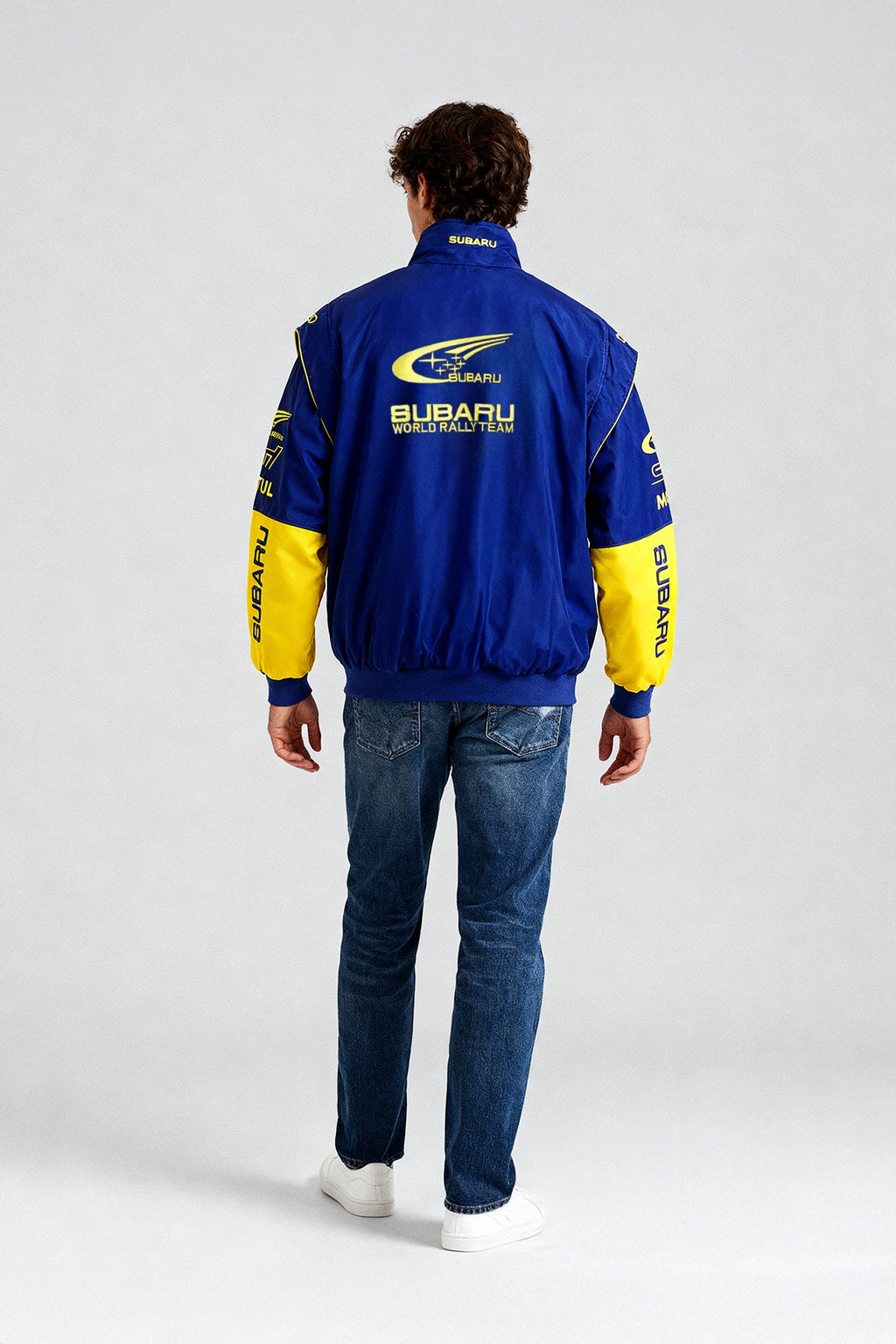 Subaru World Rally Vintage Jacket – Blue & Yellow