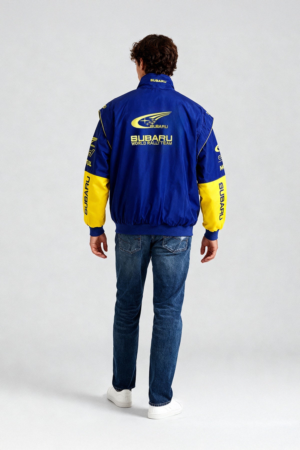 Subaru World Rally Vintage Jacket – Blue & Yellow