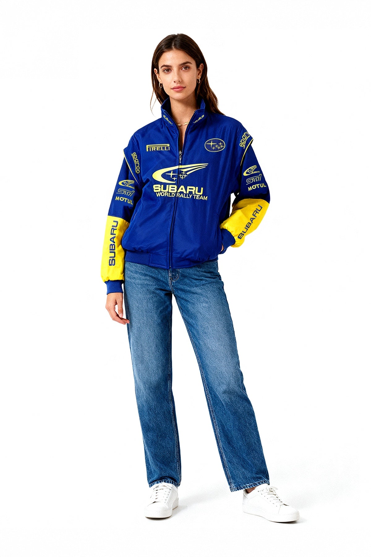 Subaru World Rally Vintage Jacket – Blue & Yellow